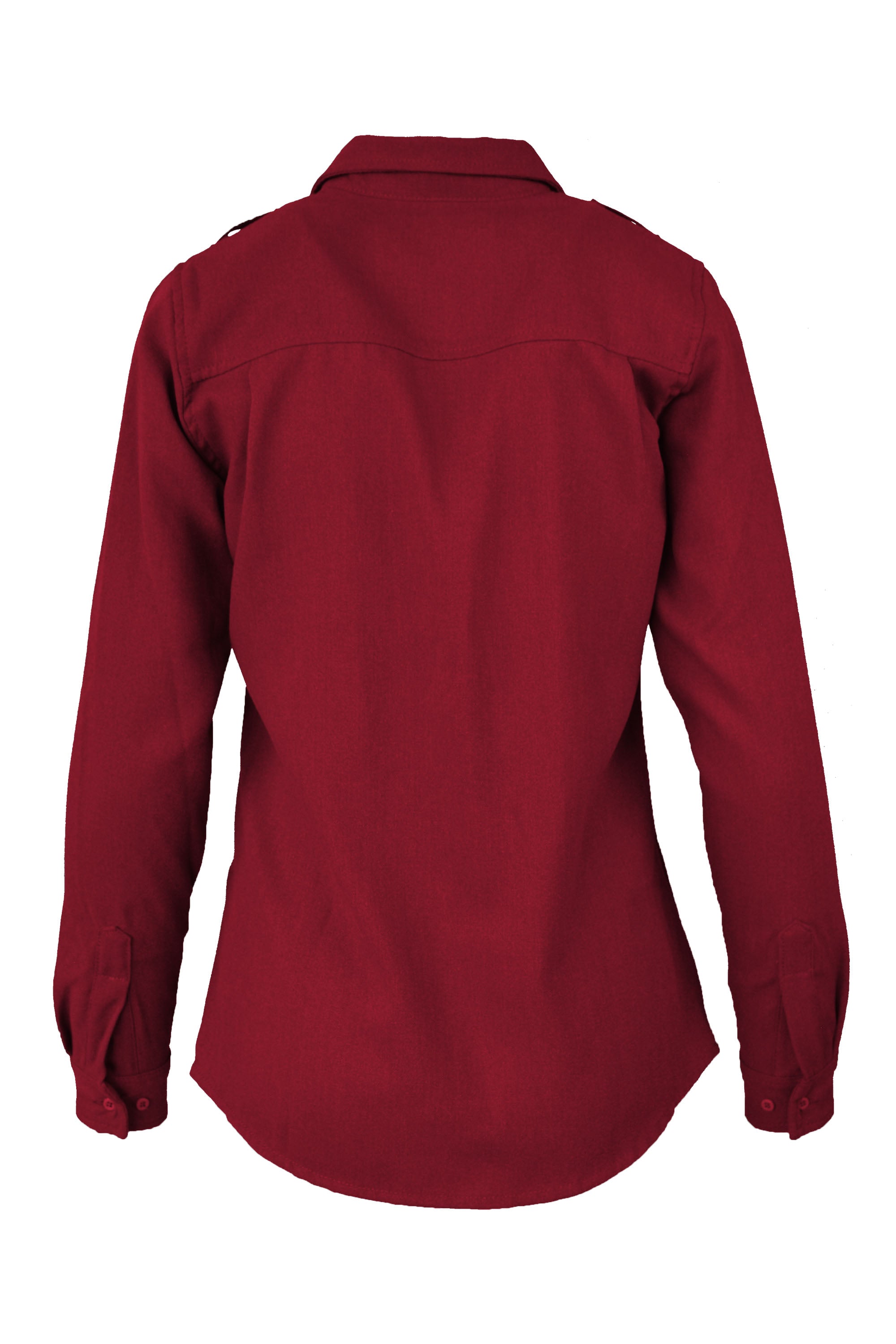 Women's FR Uniform Shirts made with 5oz. TecaSafe One® Inherent | Red