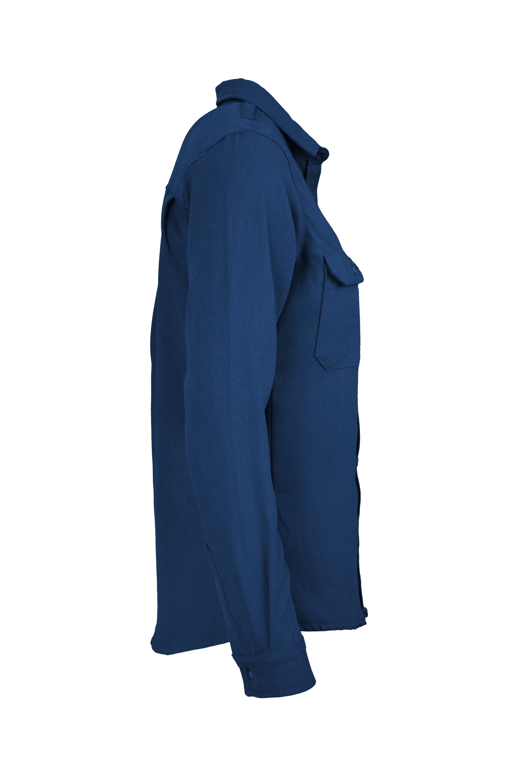 Women's FR Uniform Shirts made with 5oz. TecaSafe One® Inherent | Royal