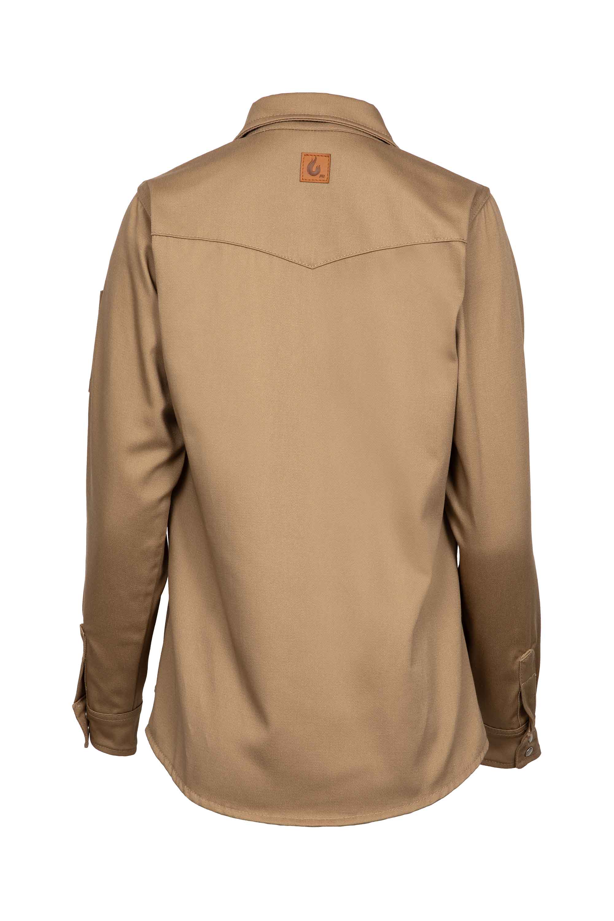 Women's FR Welding Shirts | 9oz. 100% Cotton | Khaki