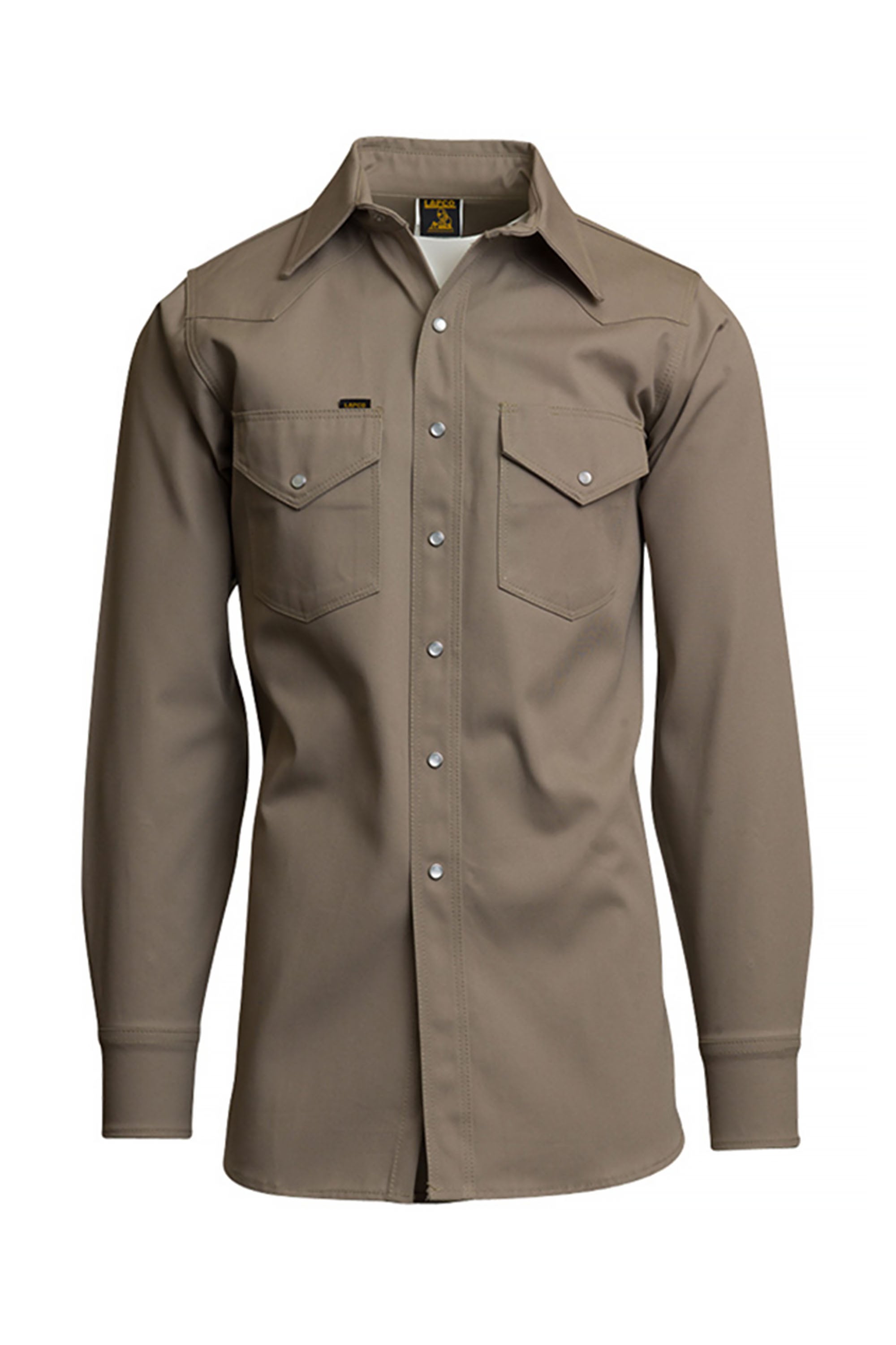 Heavy-Duty Welding Shirt | Non-FR Khaki | LAPCO