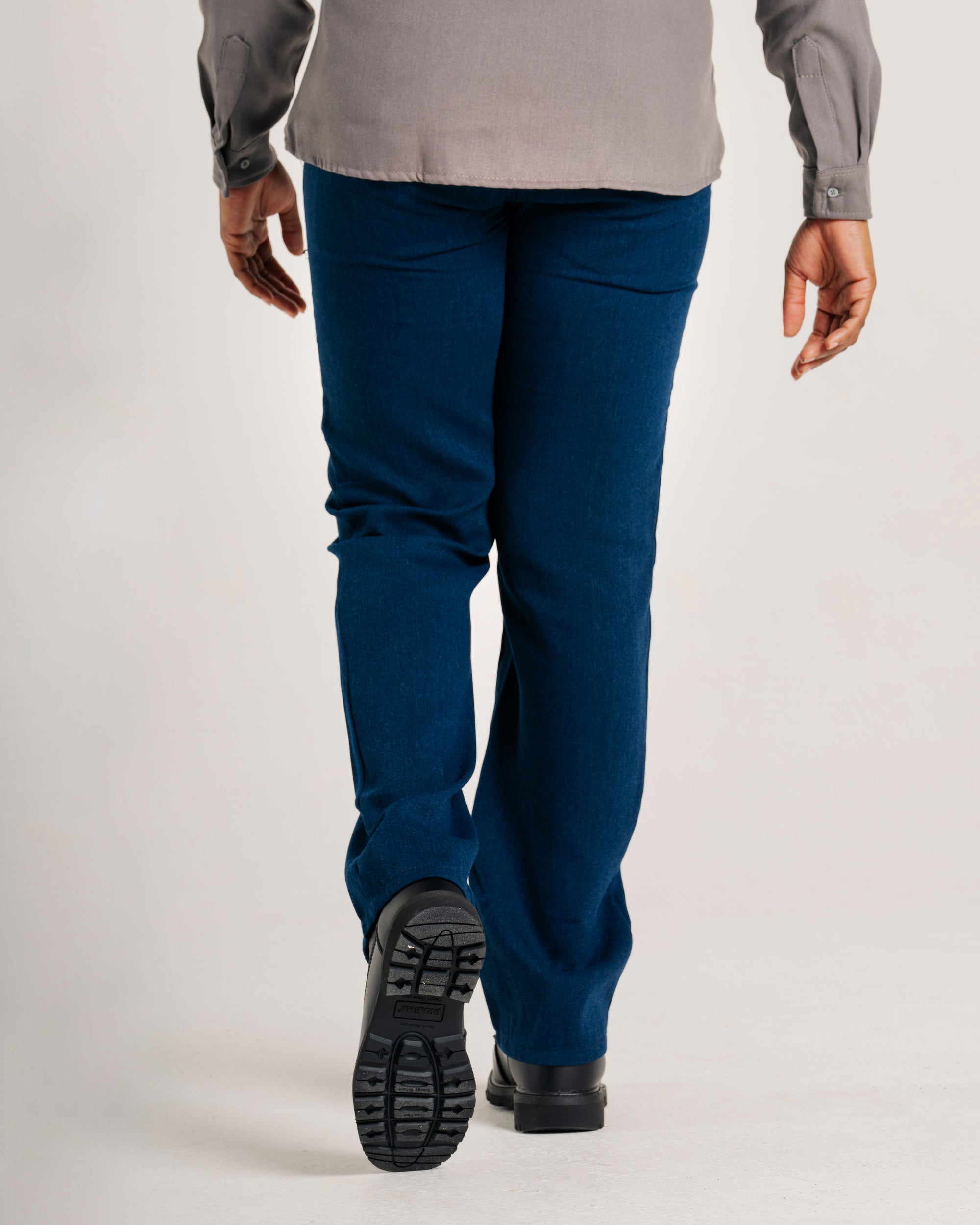 Women's FR Uniform Pants made with 5oz. TecaSafe One® Inherent | Denim Navy