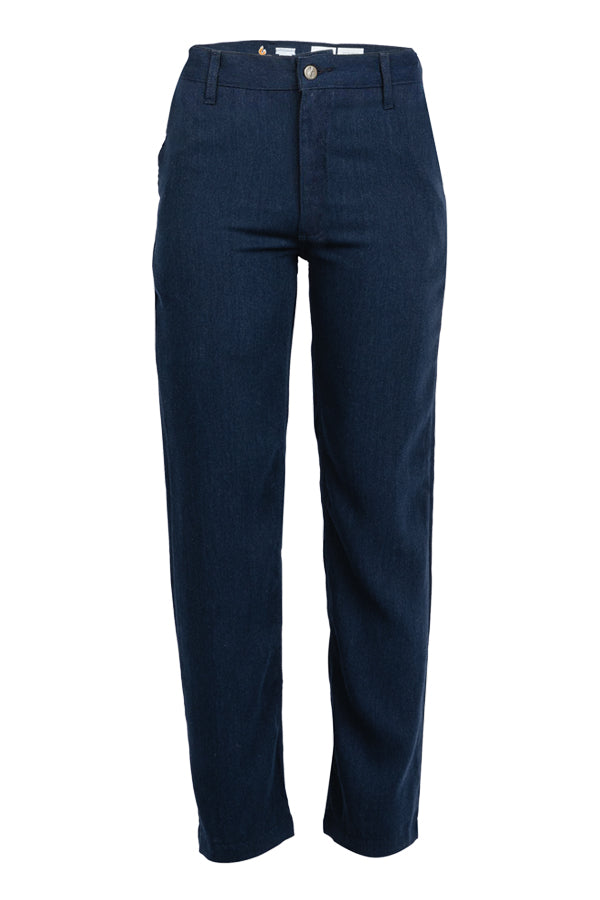 FR Uniform Pants made with 5oz. TecaSafe One® Inherent | Waist 28-44 | Denim Navy