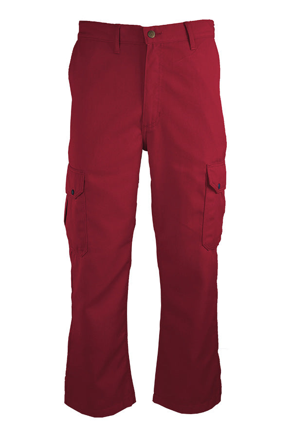 FR Cargo Uniform Pants made with 5oz. TecaSafe One® Inherent | Waist 28-44 | Red