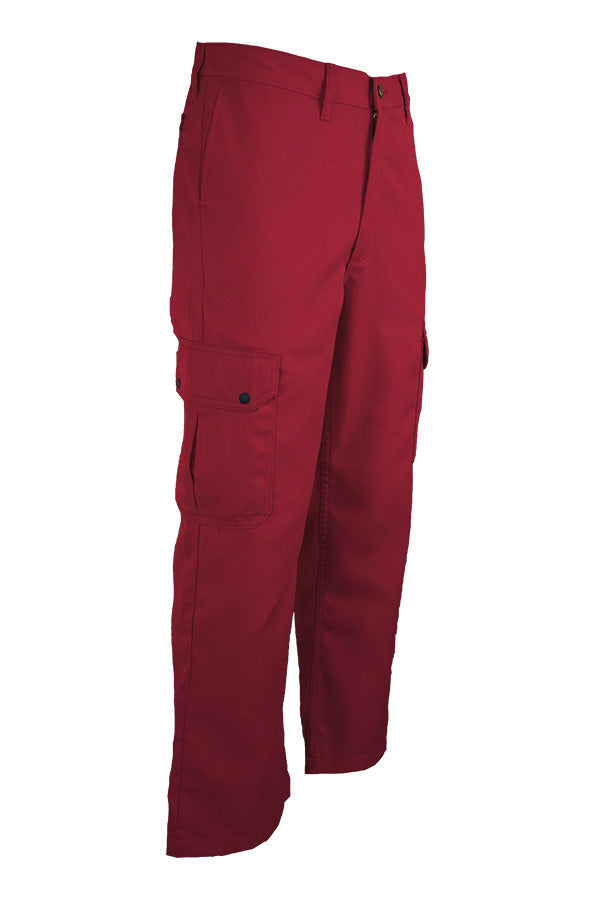 FR Cargo Uniform Pants made with 5oz. TecaSafe One® Inherent | Waist 28-44 | Red