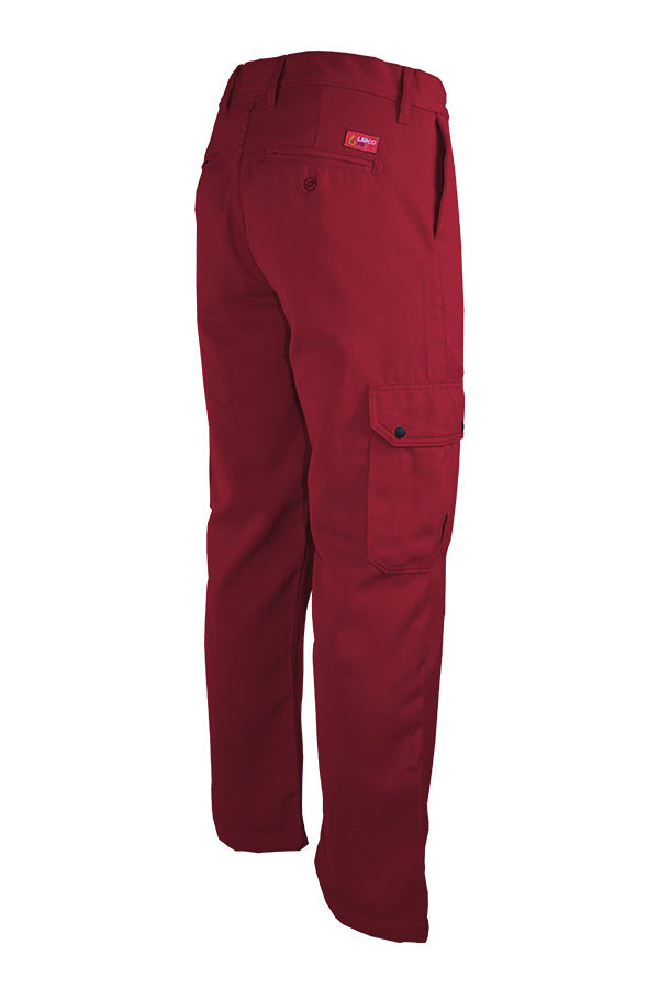 FR Cargo Uniform Pants made with 5oz. TecaSafe One® Inherent | Waist 28-44 | Red