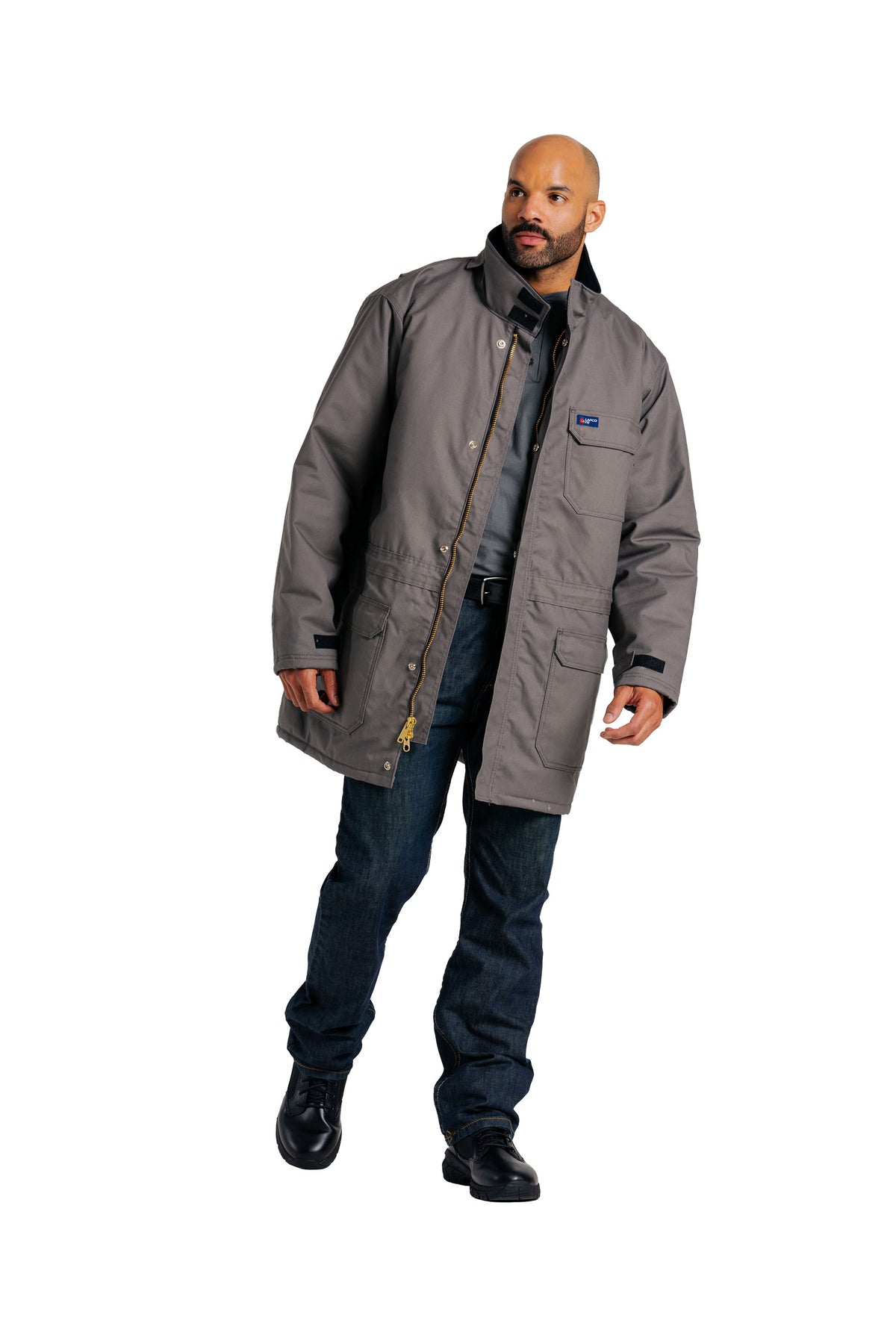 FR Insulated Parka with Windshield Technology | Gray