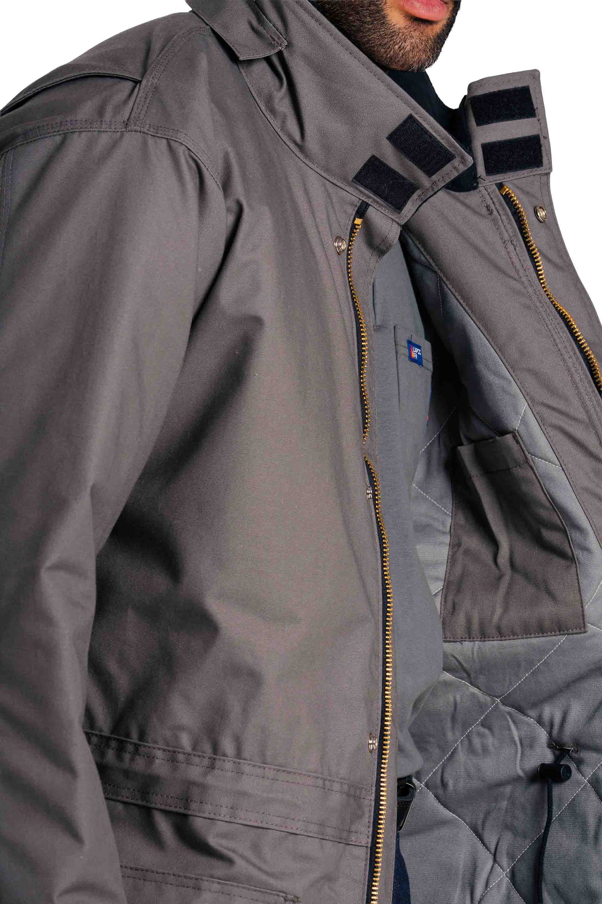 FR Insulated Parka with Windshield Technology | Gray