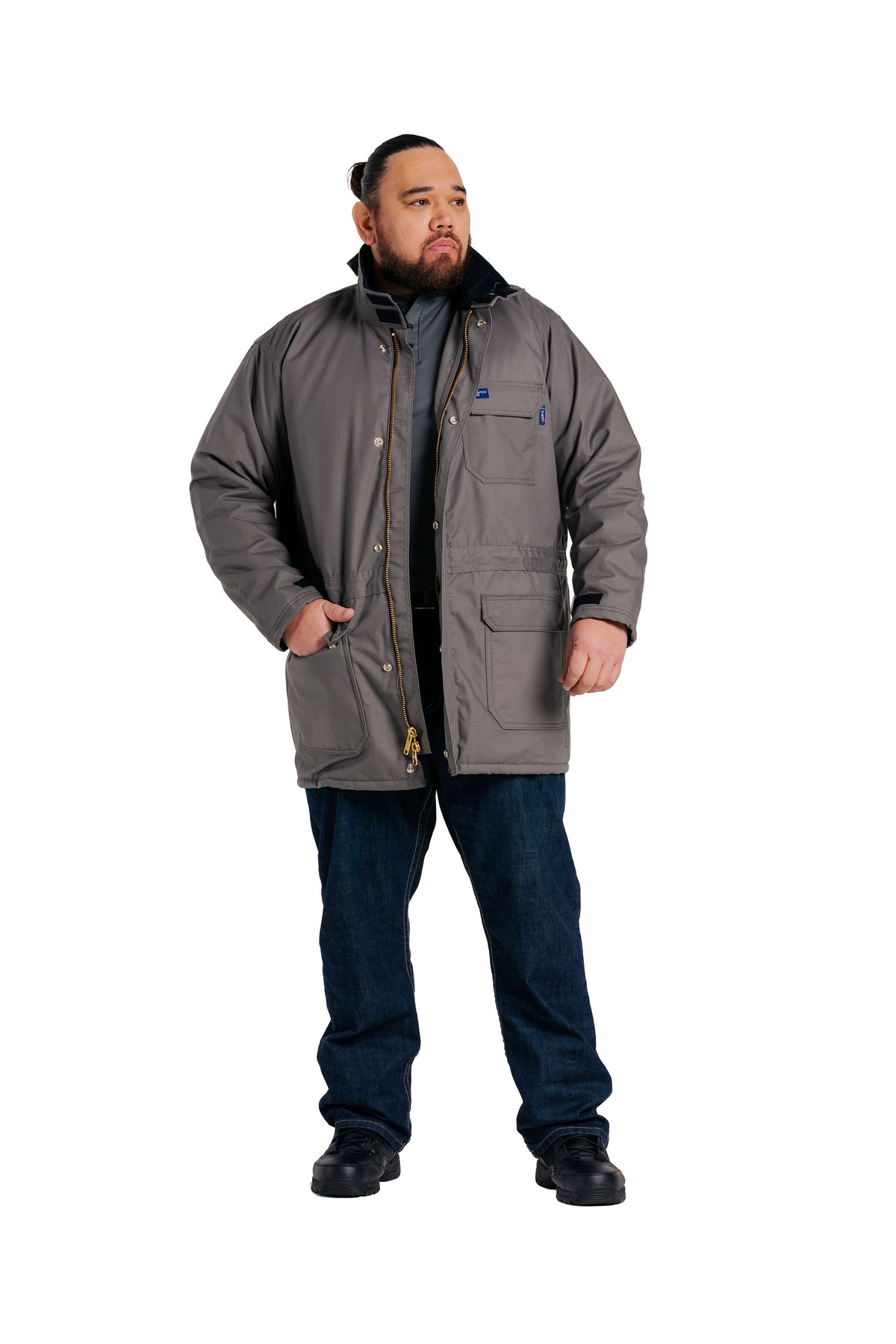 FR Insulated Parka with Windshield Technology | Gray