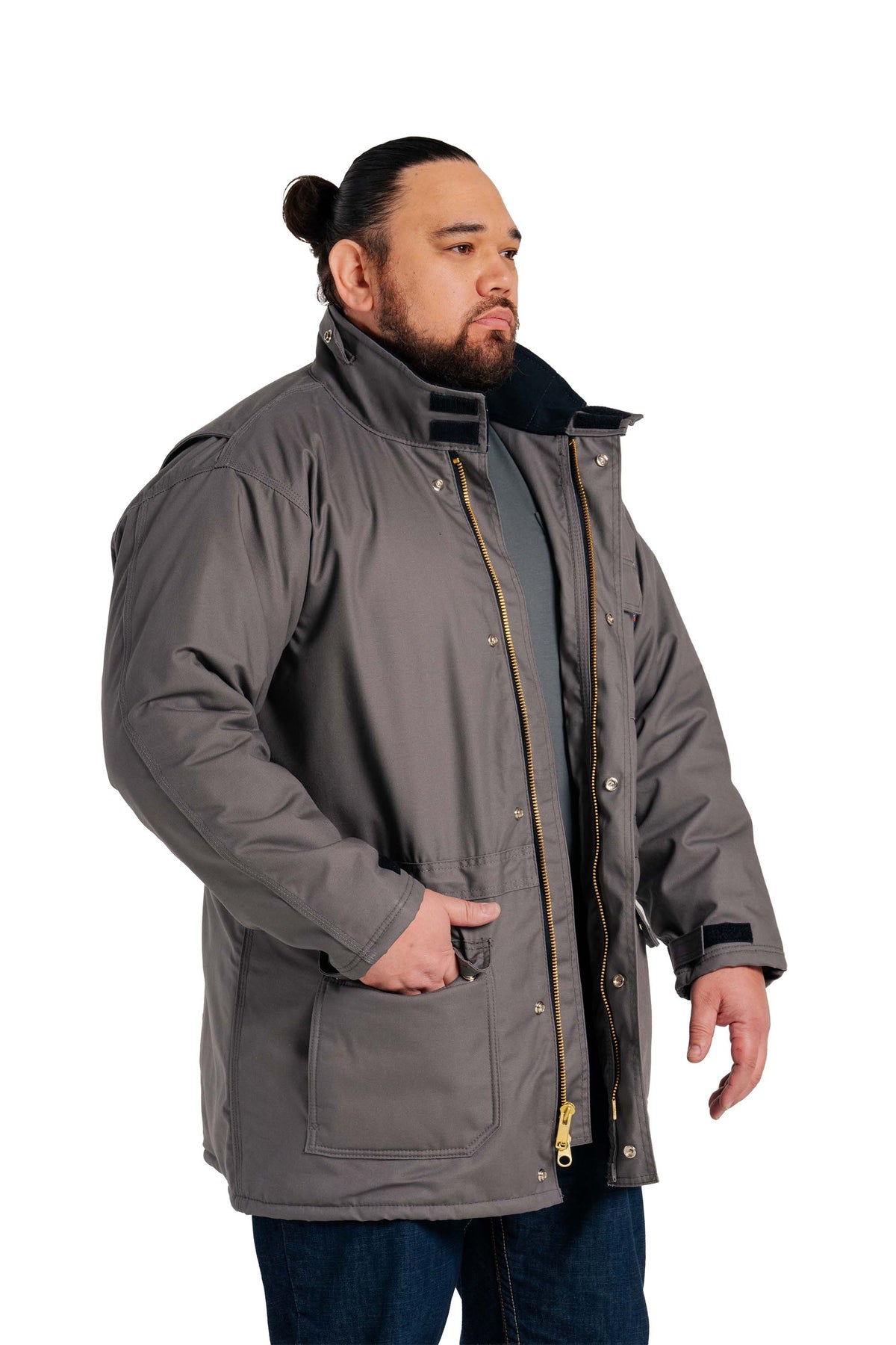 FR Insulated Parka with Windshield Technology | Gray