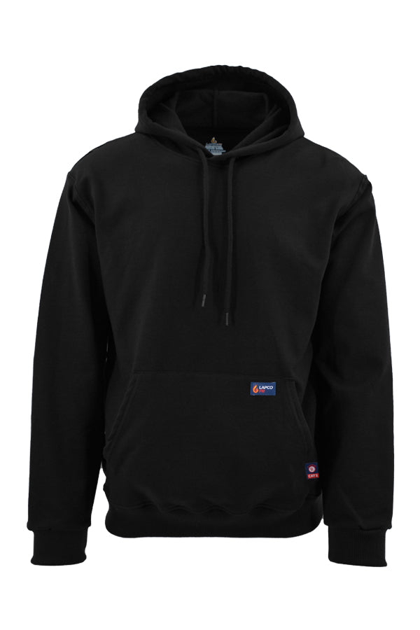 FR Hoodie Sweatshirt 95/5 Blend Fleece Black Black SM REG