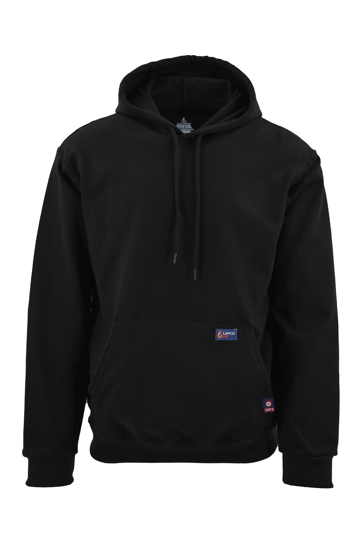 FR Hoodie Sweatshirt | 12oz.  95/5 Blend Fleece | Black