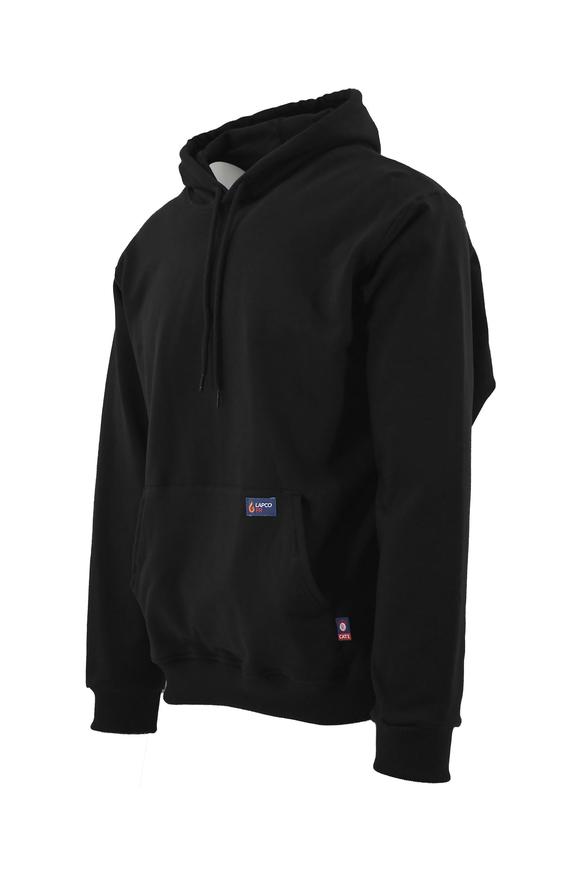 FR Hoodie Sweatshirt | 12oz.  95/5 Blend Fleece | Black