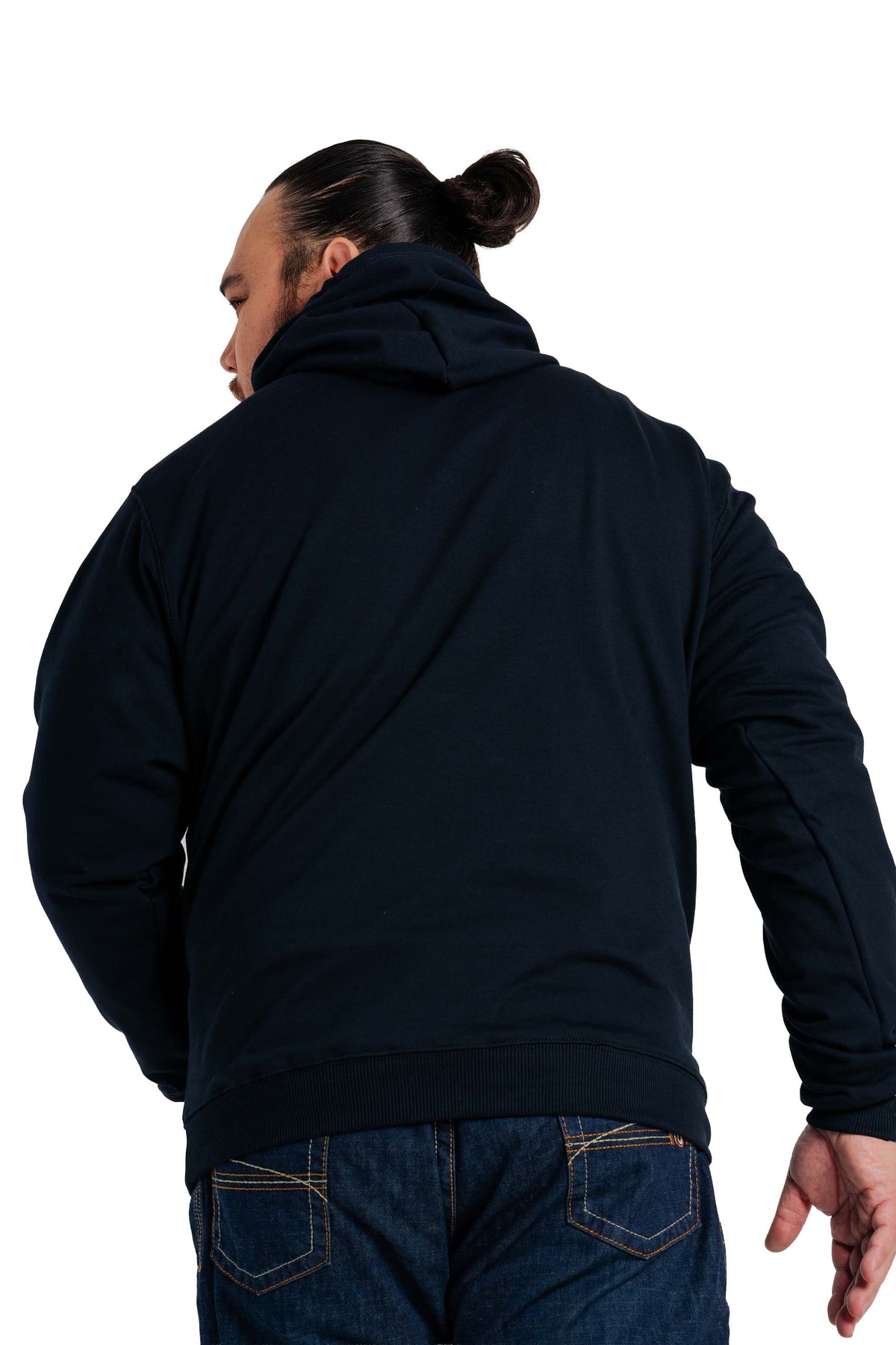 FR Hoodie Sweatshirt | 12oz.  95/5 Blend Fleece | Black