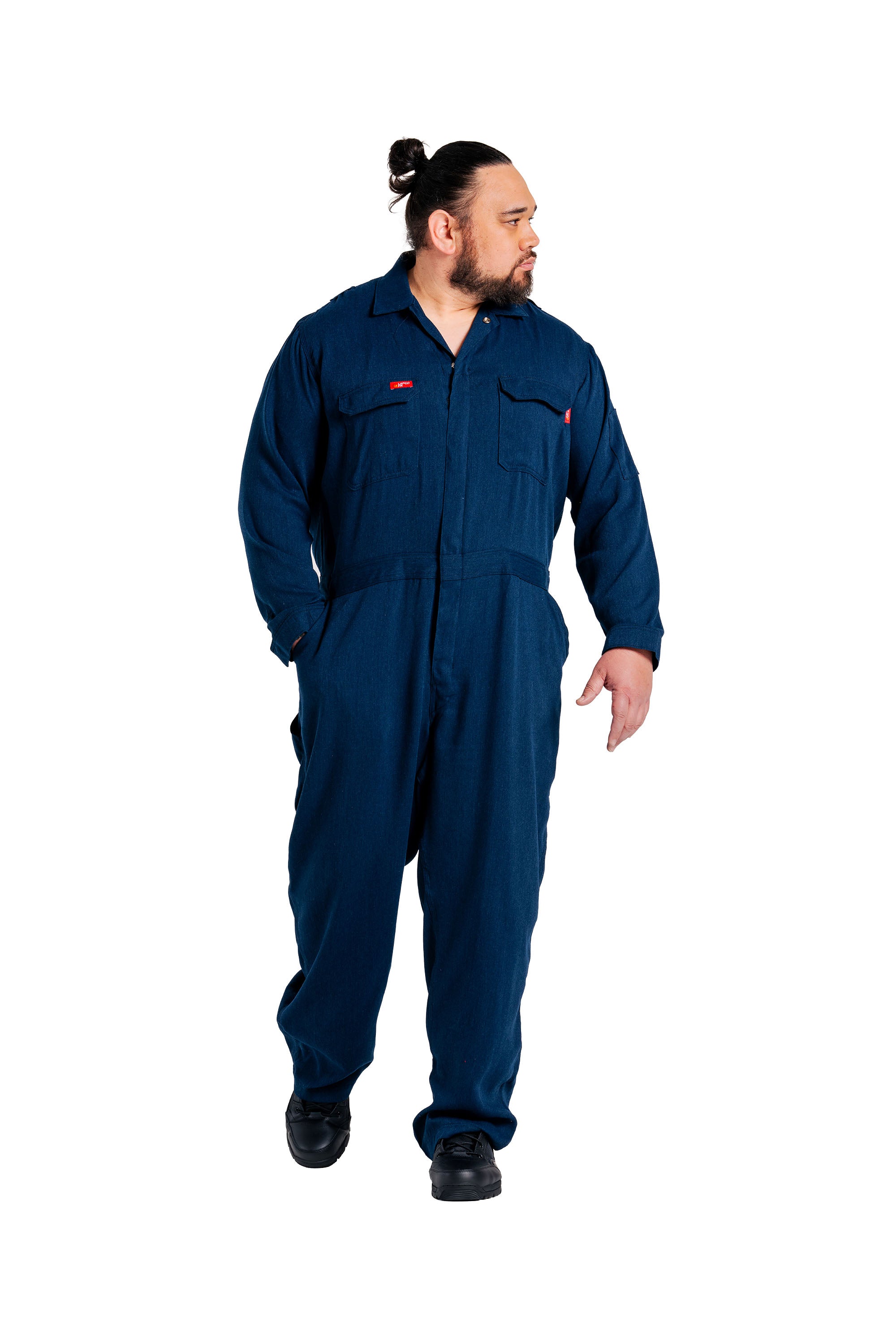 FR Deluxe 2.0 Coverall | made with 5oz. TecaSafe® One | Denim Navy