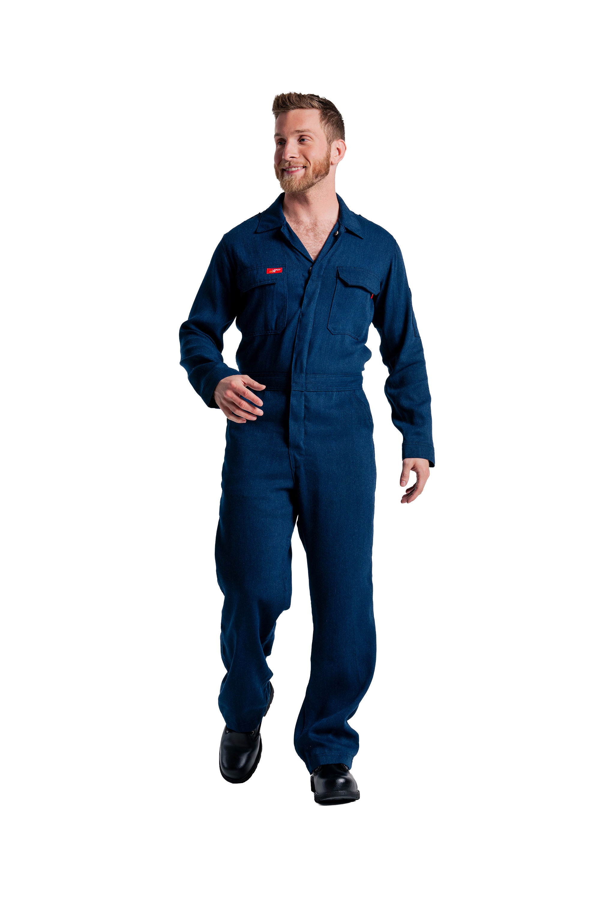FR Deluxe 2.0 Coverall | made with 5oz. TecaSafe® One | Denim Navy