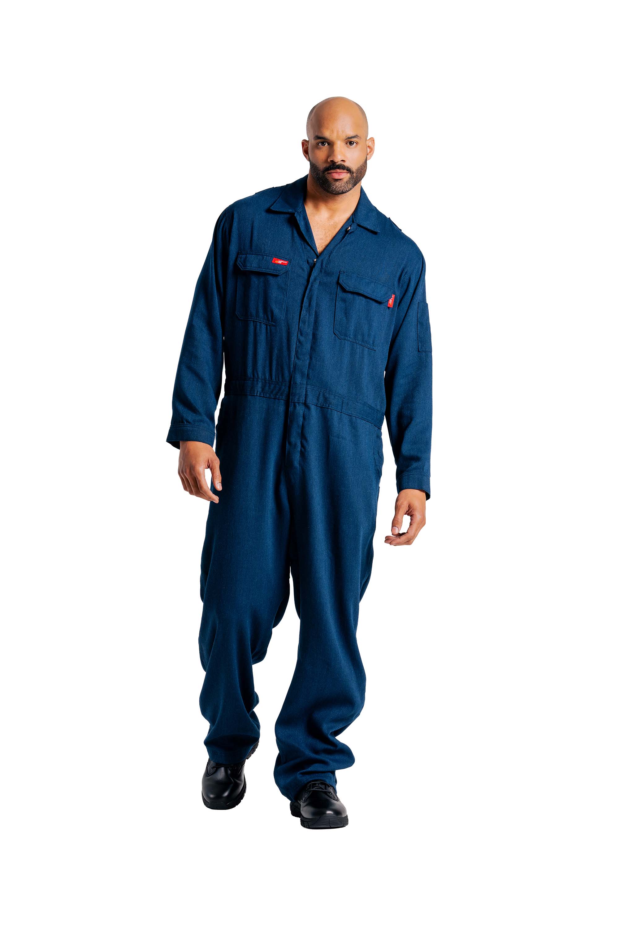 FR Deluxe 2.0 Coverall | made with 5oz. TecaSafe® One | Denim Navy