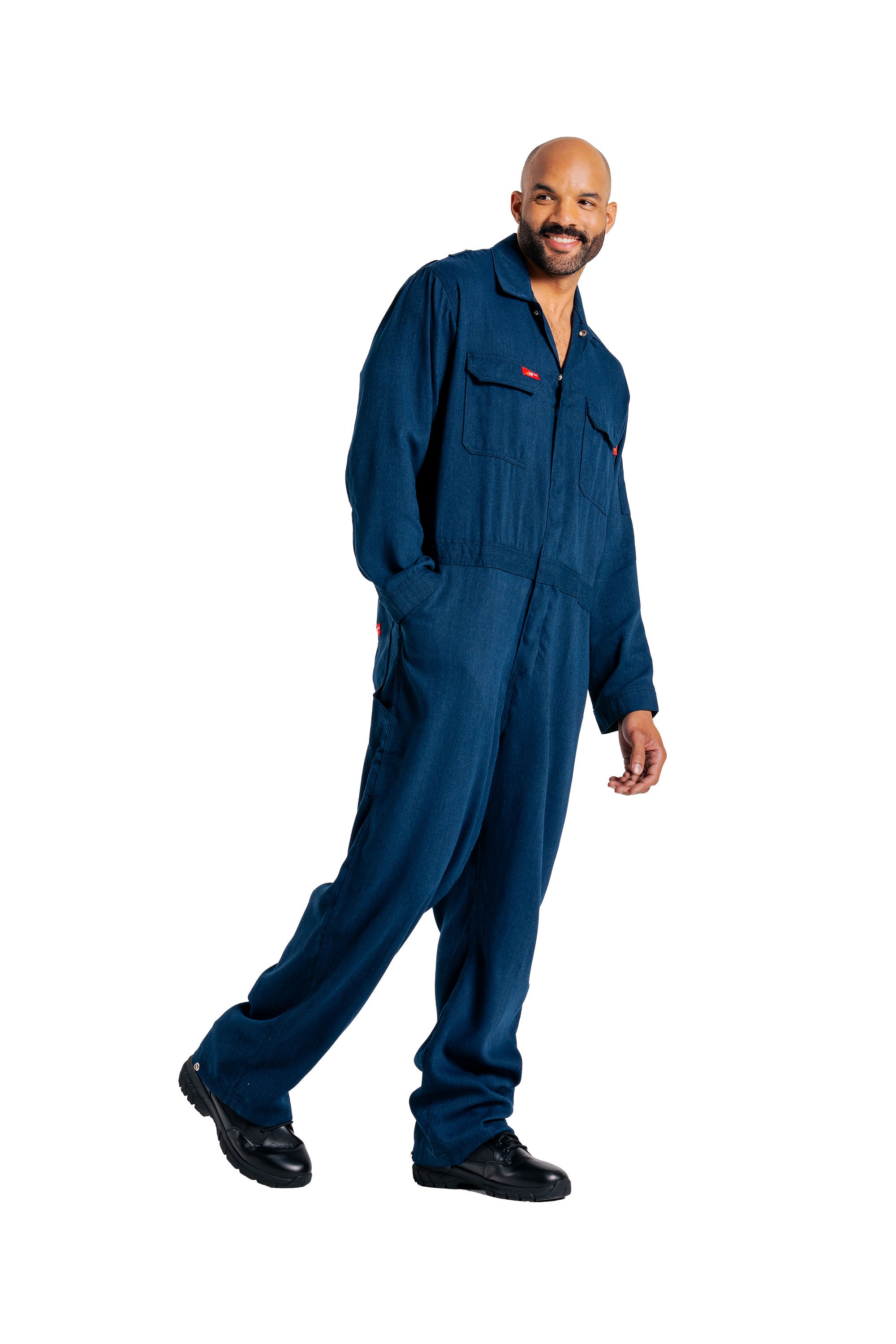 FR Deluxe 2.0 Coverall | made with 5oz. TecaSafe® One | Denim Navy