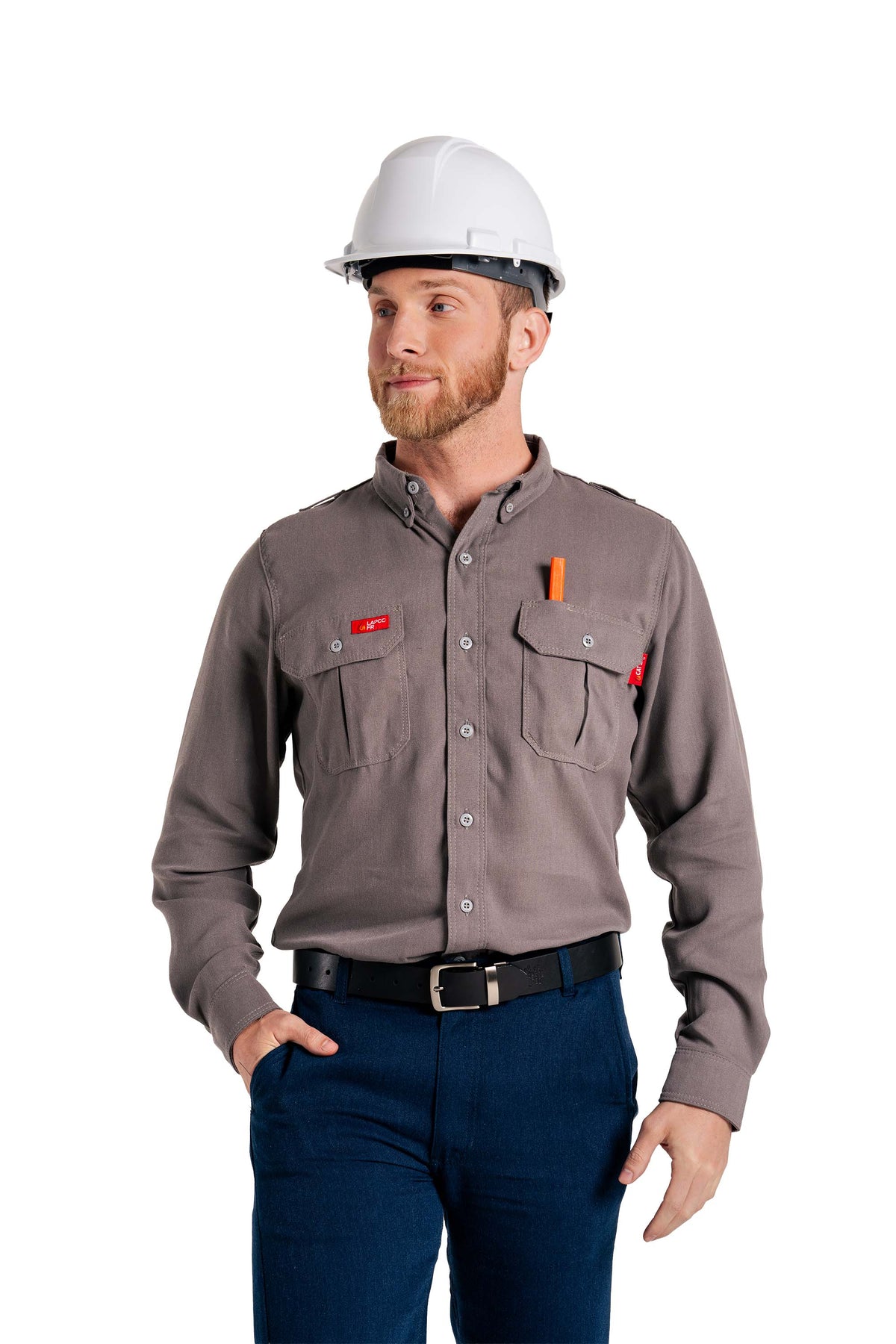FR Modern Uniform Shirt | 5oz. Tecasafe® One Inherent | Gray