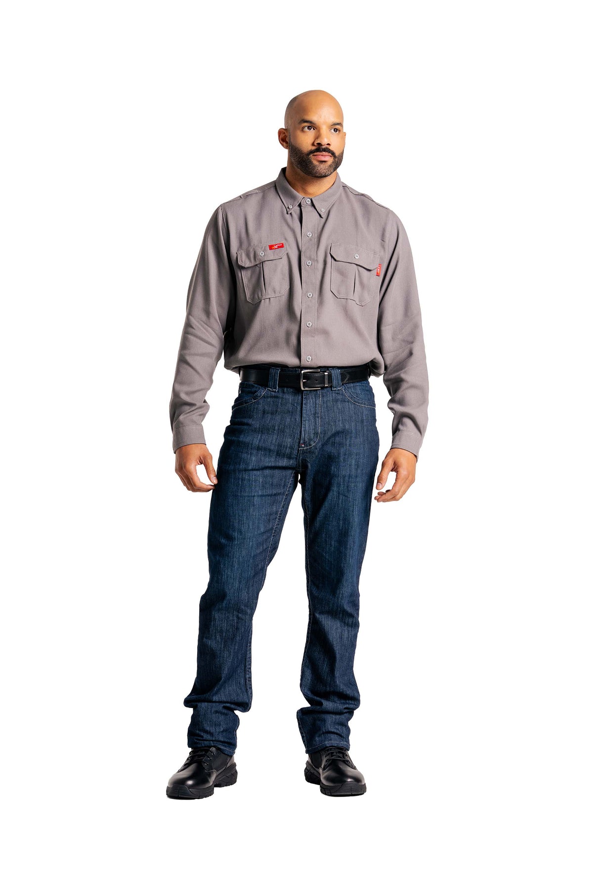 FR Modern Uniform Shirt | 5oz. Tecasafe® One Inherent | Gray
