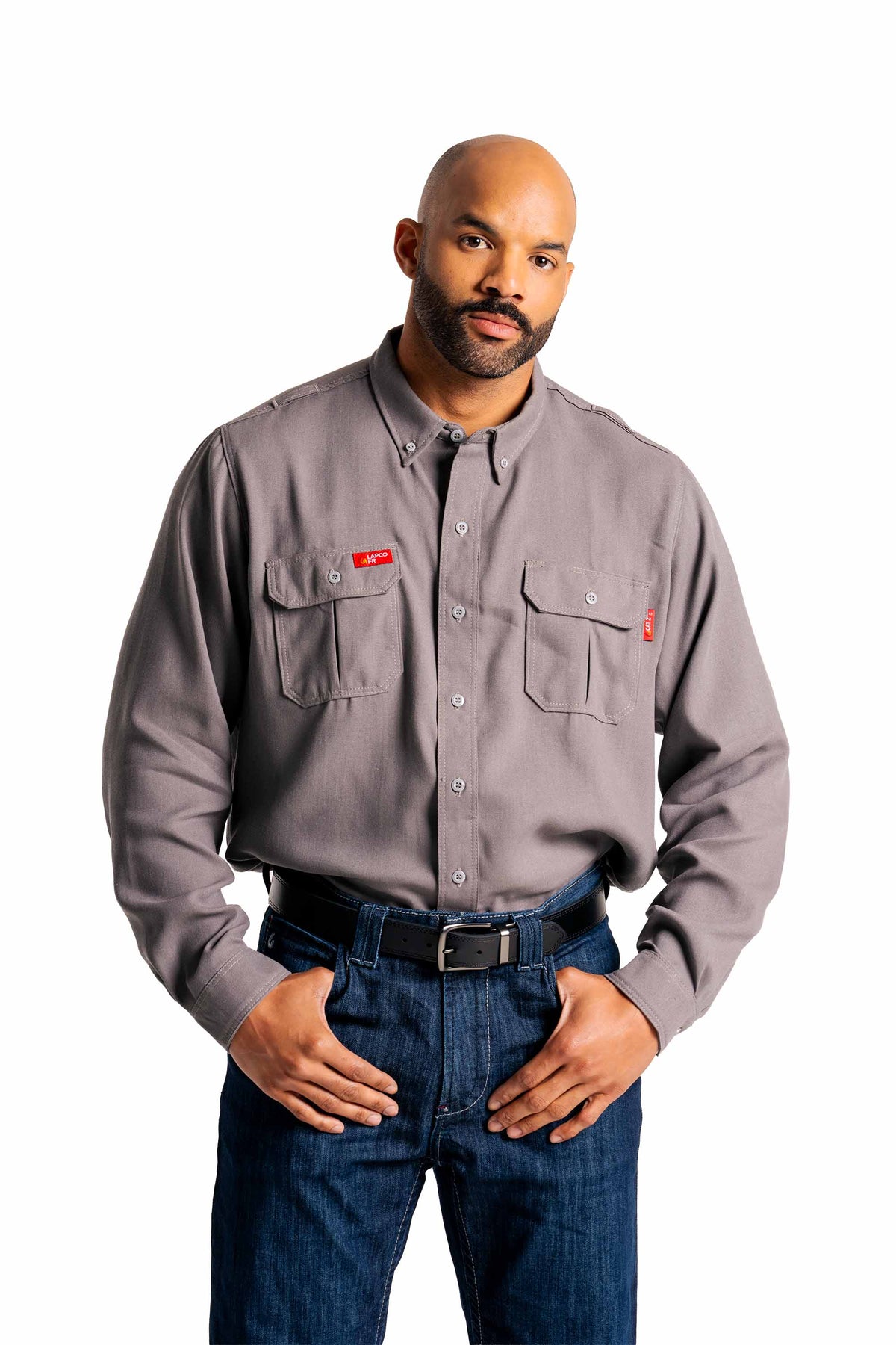 FR Modern Uniform Shirt | 5oz. Tecasafe® One Inherent | Gray