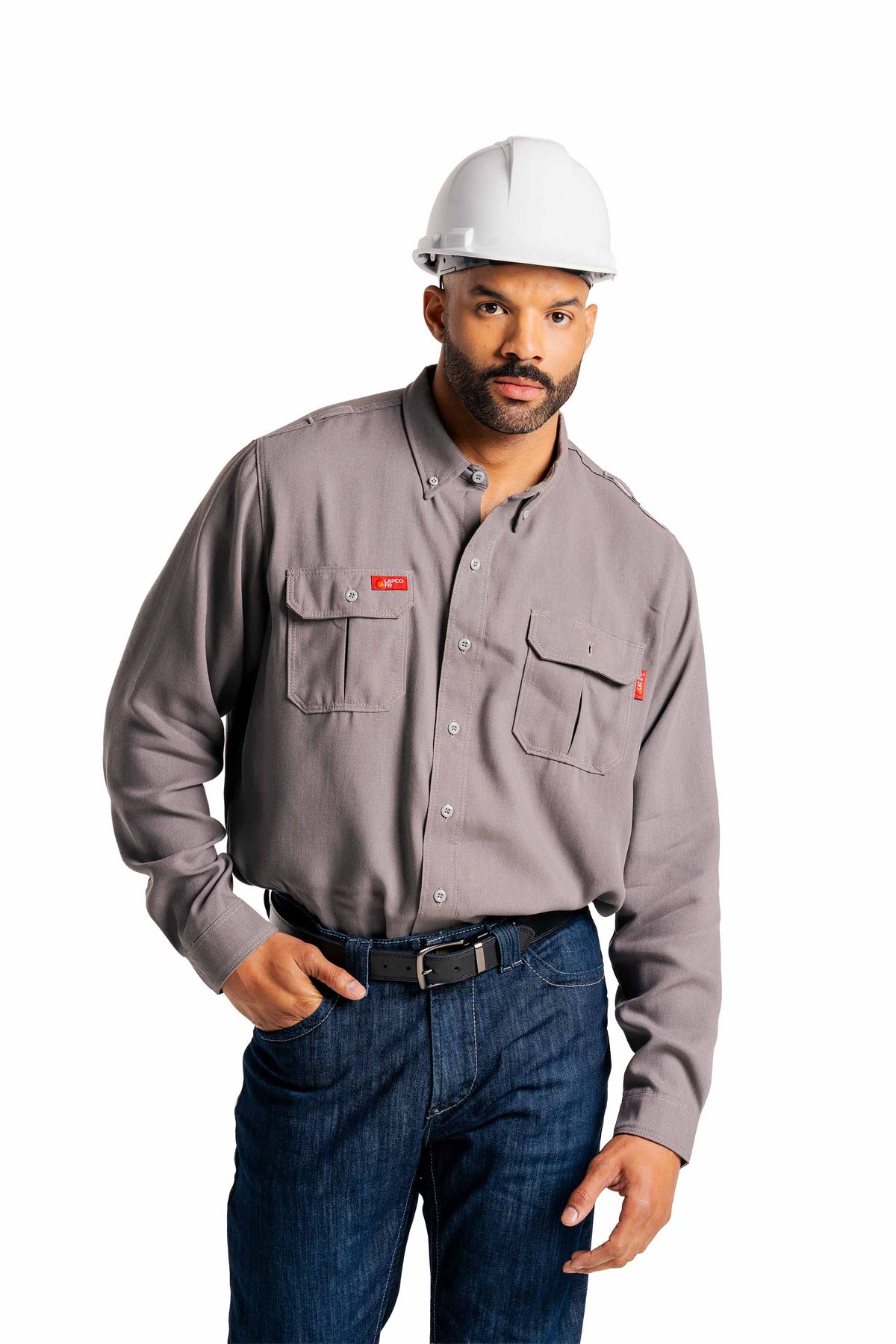 FR Modern Uniform Shirt | 5oz. Tecasafe® One Inherent | Gray