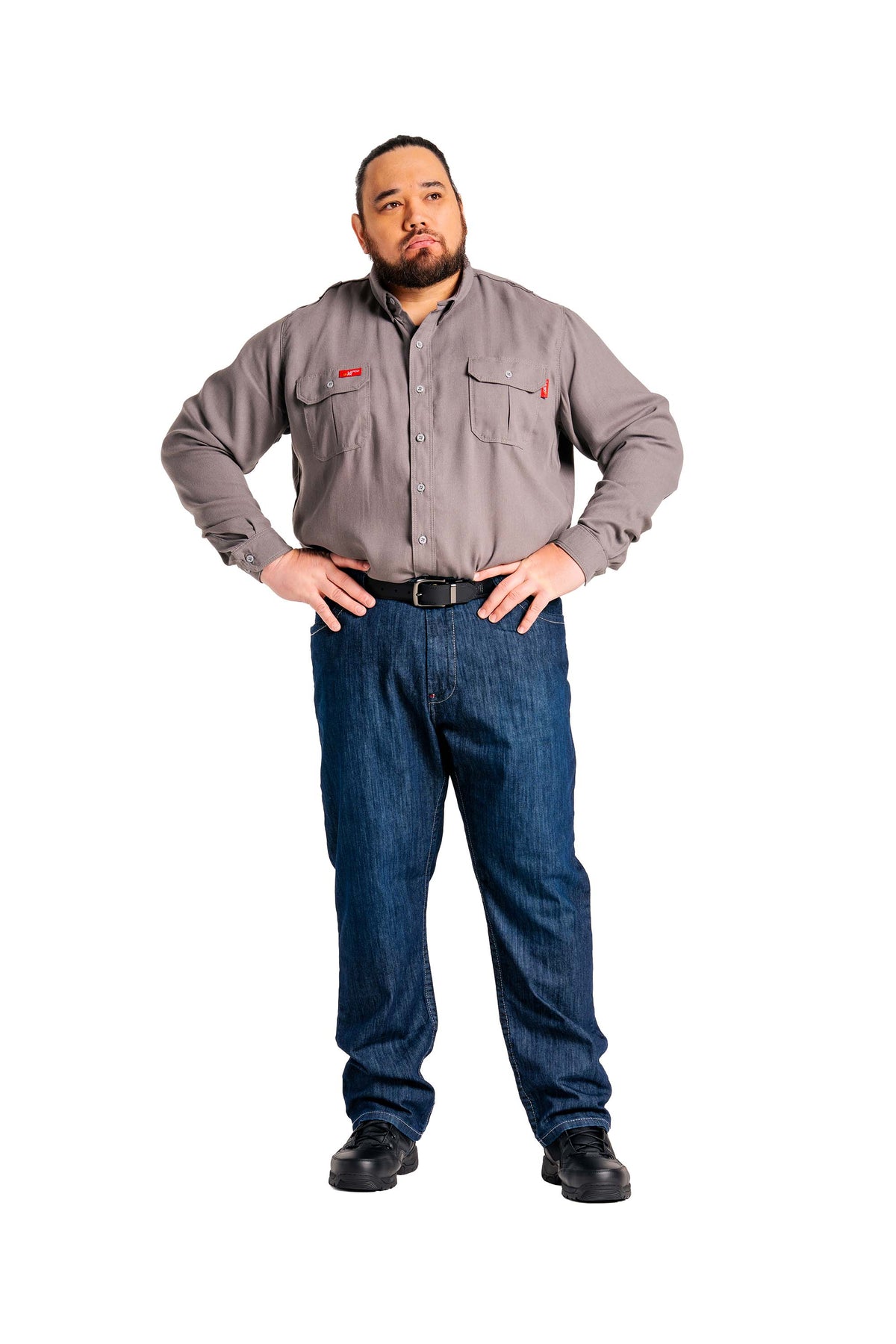 FR Modern Uniform Shirt | 5oz. Tecasafe® One Inherent | Gray