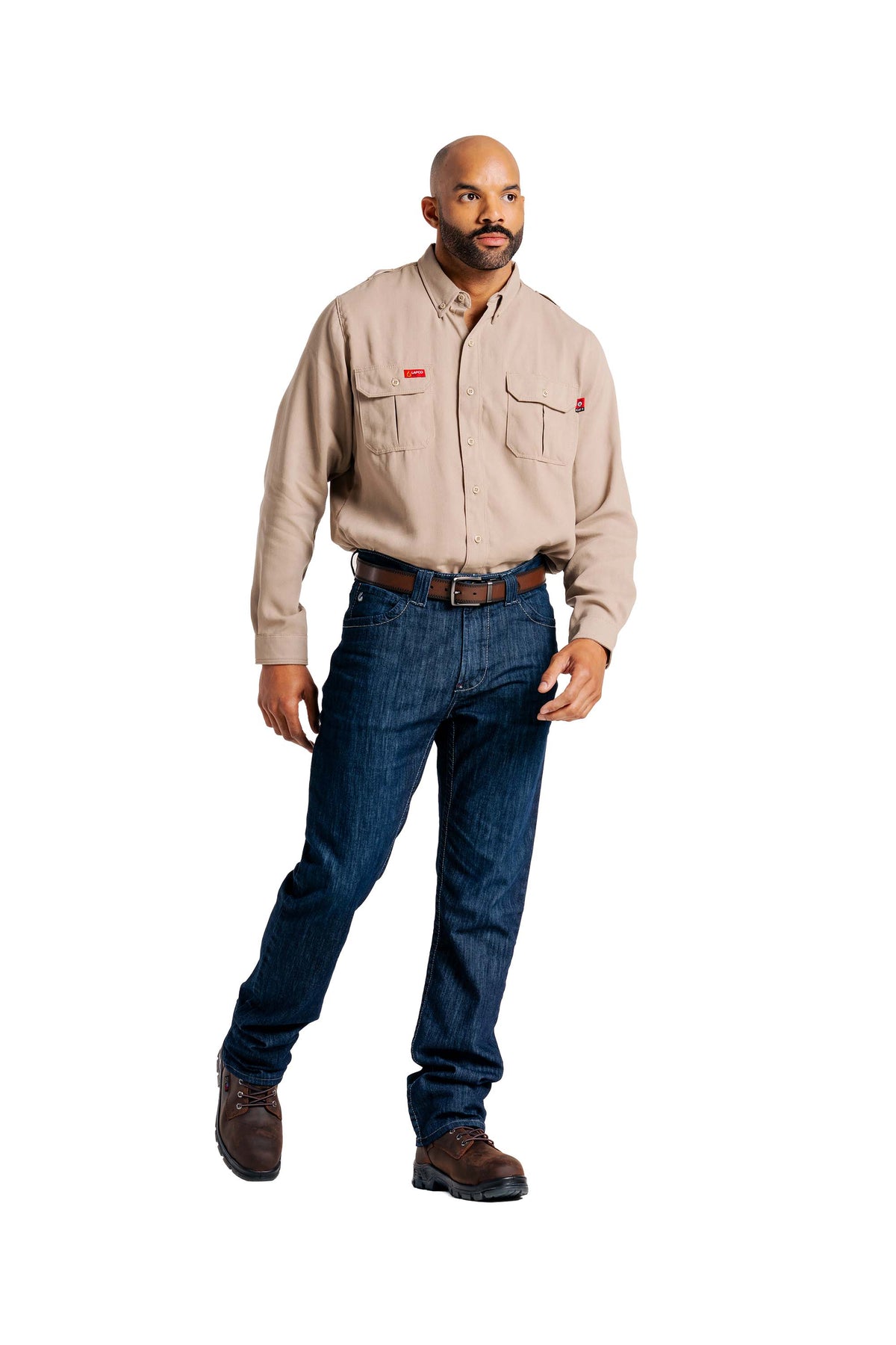 FR Modern Uniform Shirt | 5oz. Tecasafe® One Inherent | Khaki