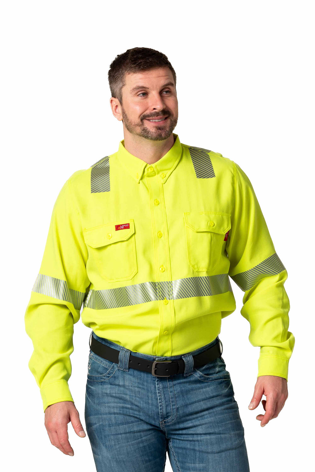 FR Modern Hi-Viz Uniform Shirt | Class 2 | 5oz. Tecasafe® One Inherent