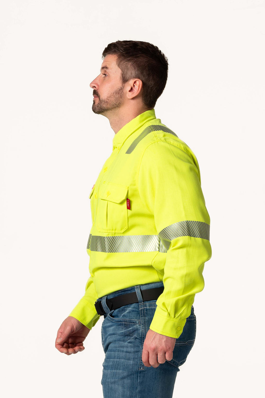 FR Modern Hi-Viz Uniform Shirt | Class 2 | 5oz. Tecasafe® One Inherent