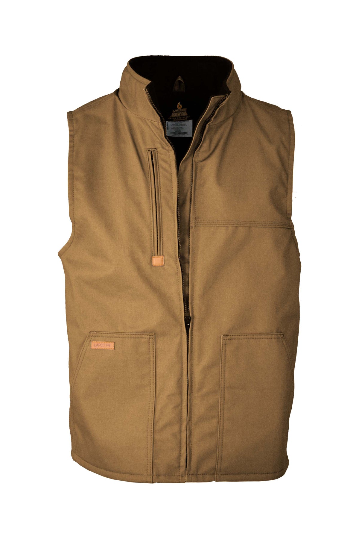 FR Fleece Lined Vest with Windshield Technology | Brown