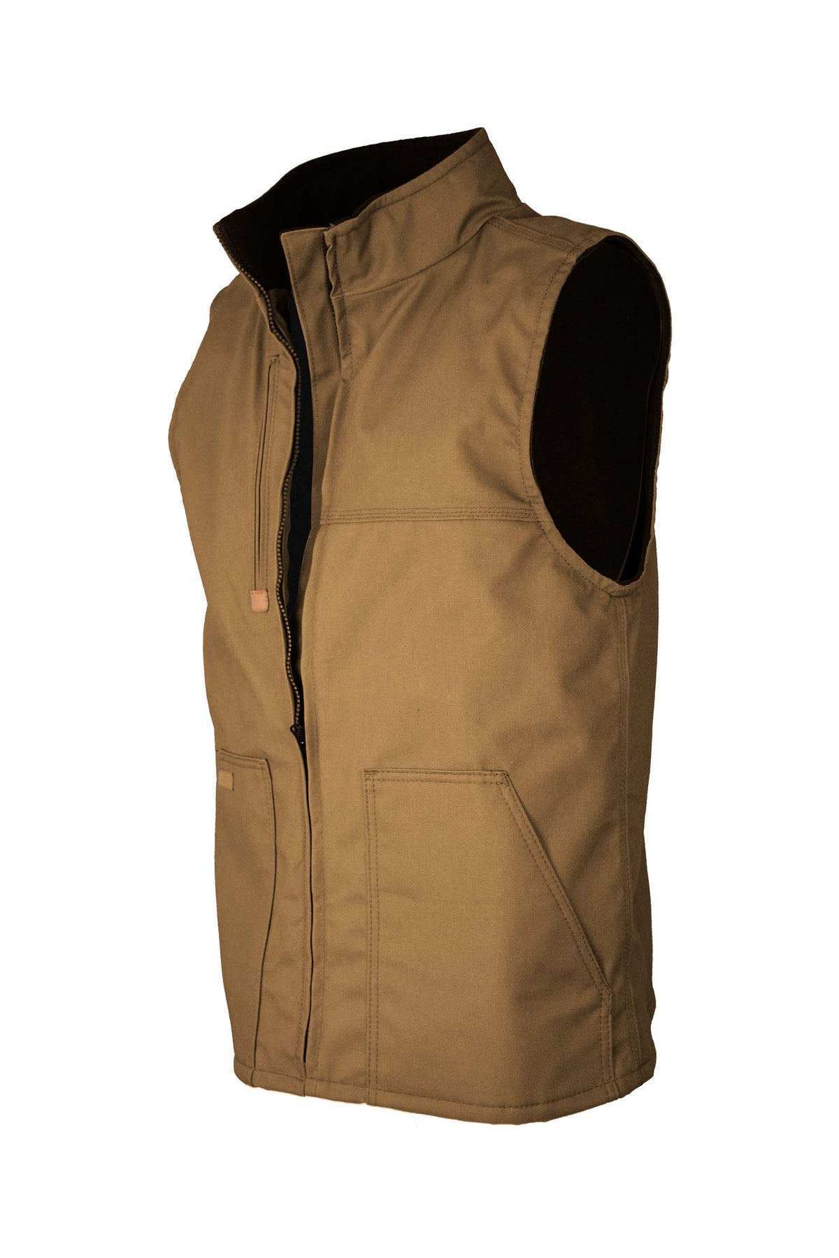 FR Fleece Lined Vest with Windshield Technology | Brown