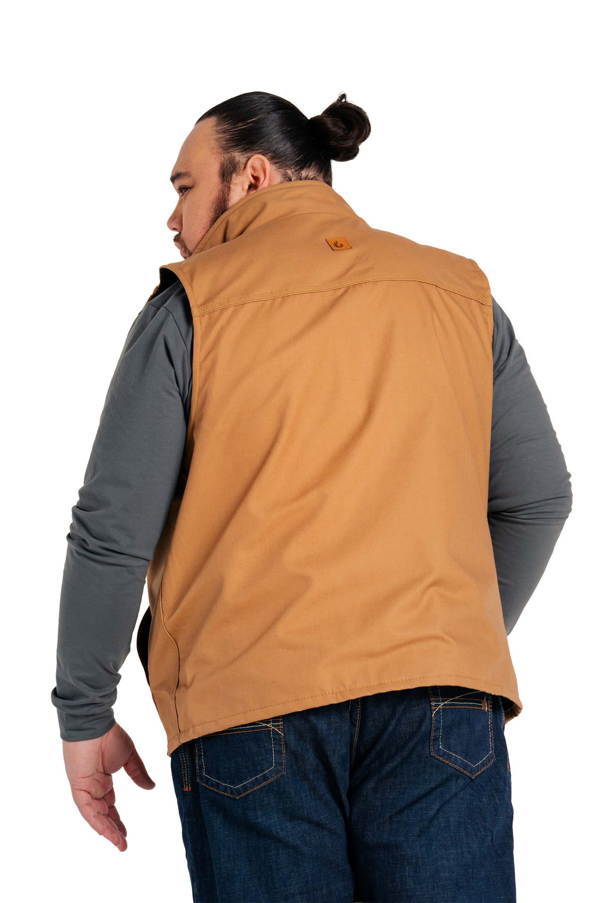 FR Fleece Lined Vest with Windshield Technology | Brown