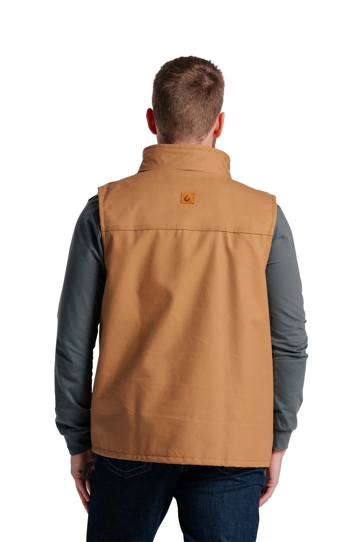 FR Fleece Lined Vest with Windshield Technology | Brown