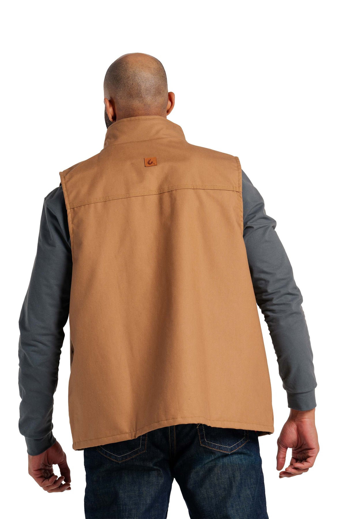 FR Fleece Lined Vest with Windshield Technology | Brown
