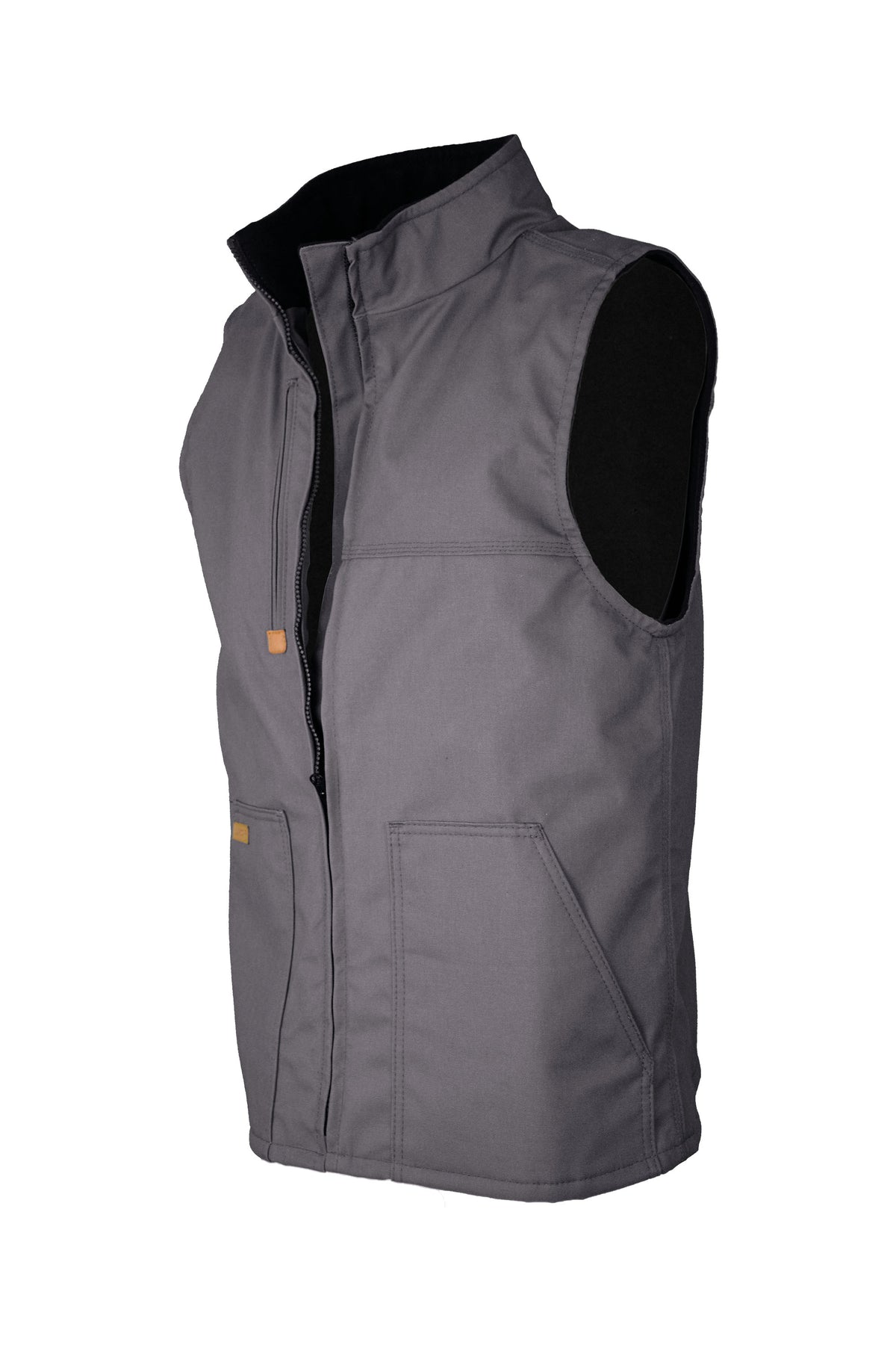 FR Fleece Lined Vest with Windshield Technology | Gray