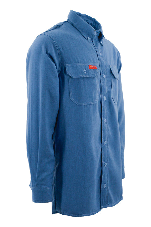 FR DH Air® Work Shirt | made with 5.5oz. Westex® DH Air | Medium Blue