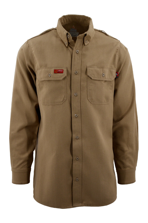 FR DH Uniform Shirt | made with 6.5oz. Westex® DH | Khaki