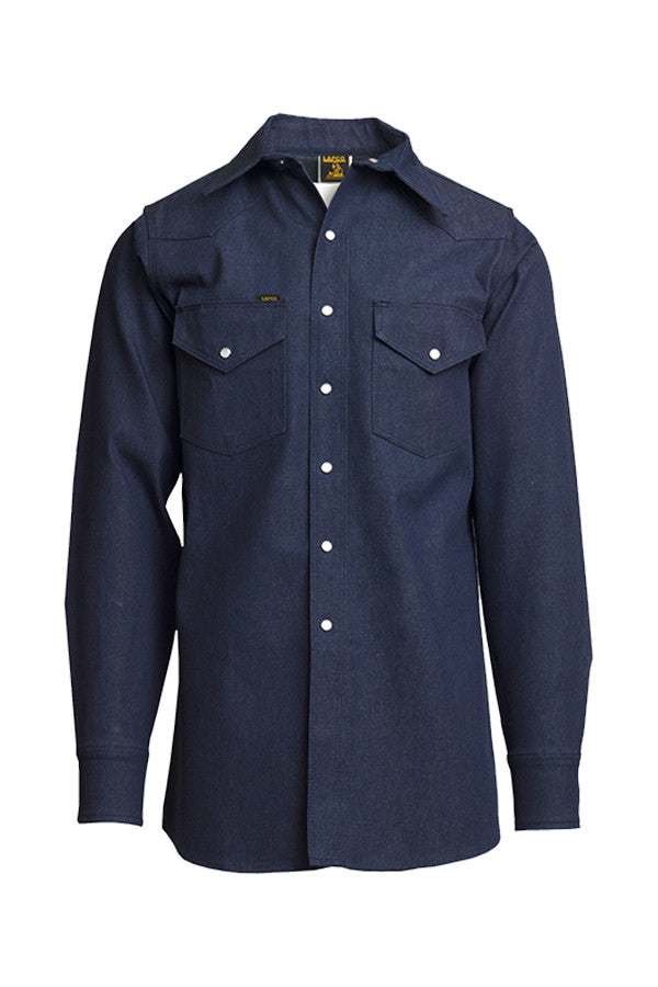 Heavy-Duty Welding Shirt | Non-FR | 10oz. Denim 100% Cotton –