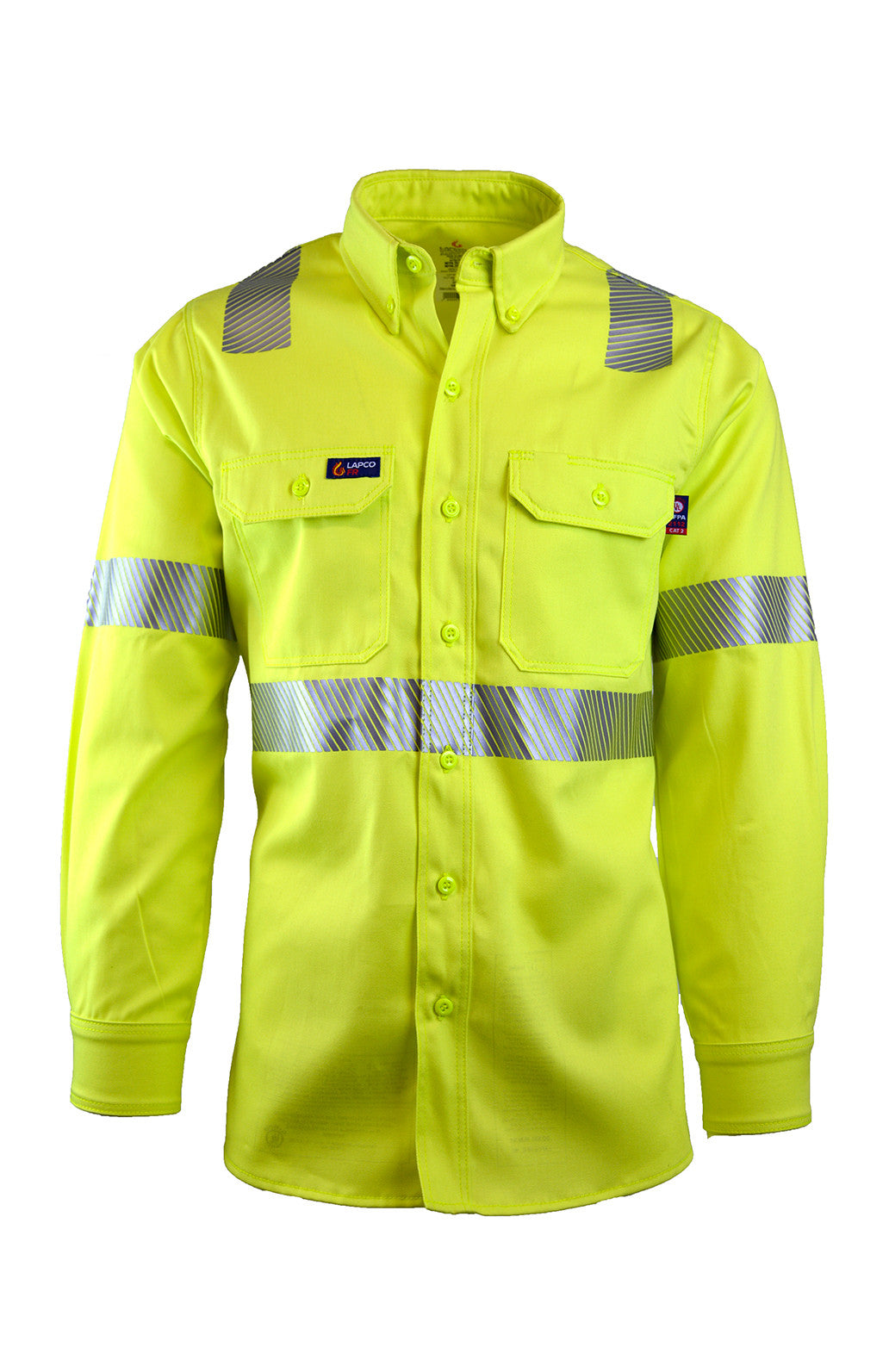 7oz. FR Uniform Shirts | Hi-Viz Class 2 | 100% Cotton - www.lapco.com