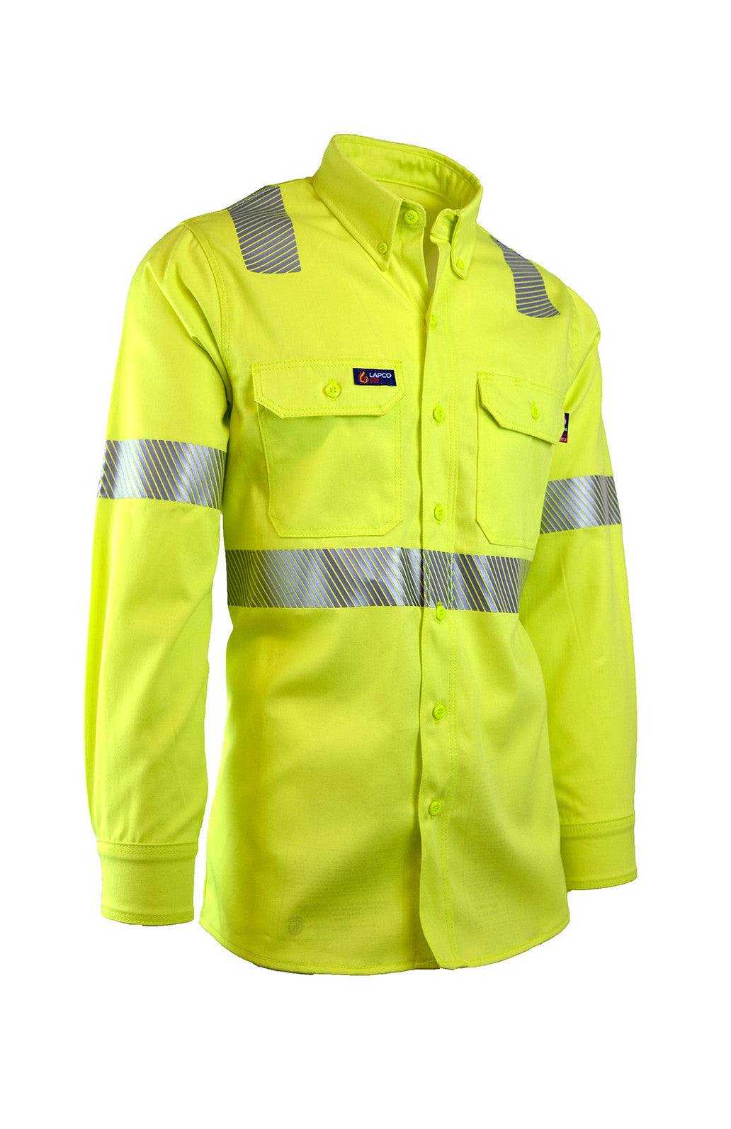 7oz. FR Uniform Shirts | Hi-Viz Class 2 | 100% Cotton - www.lapco.com