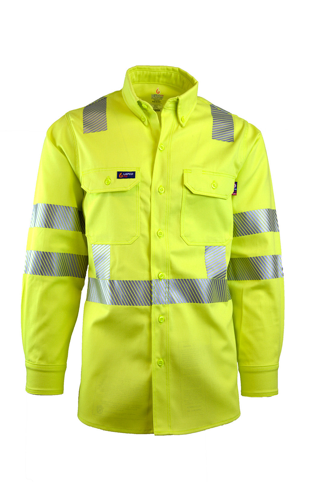 7oz. FR Uniform Shirts | Hi-Viz Class 3 | 100% Cotton - www.lapco.com