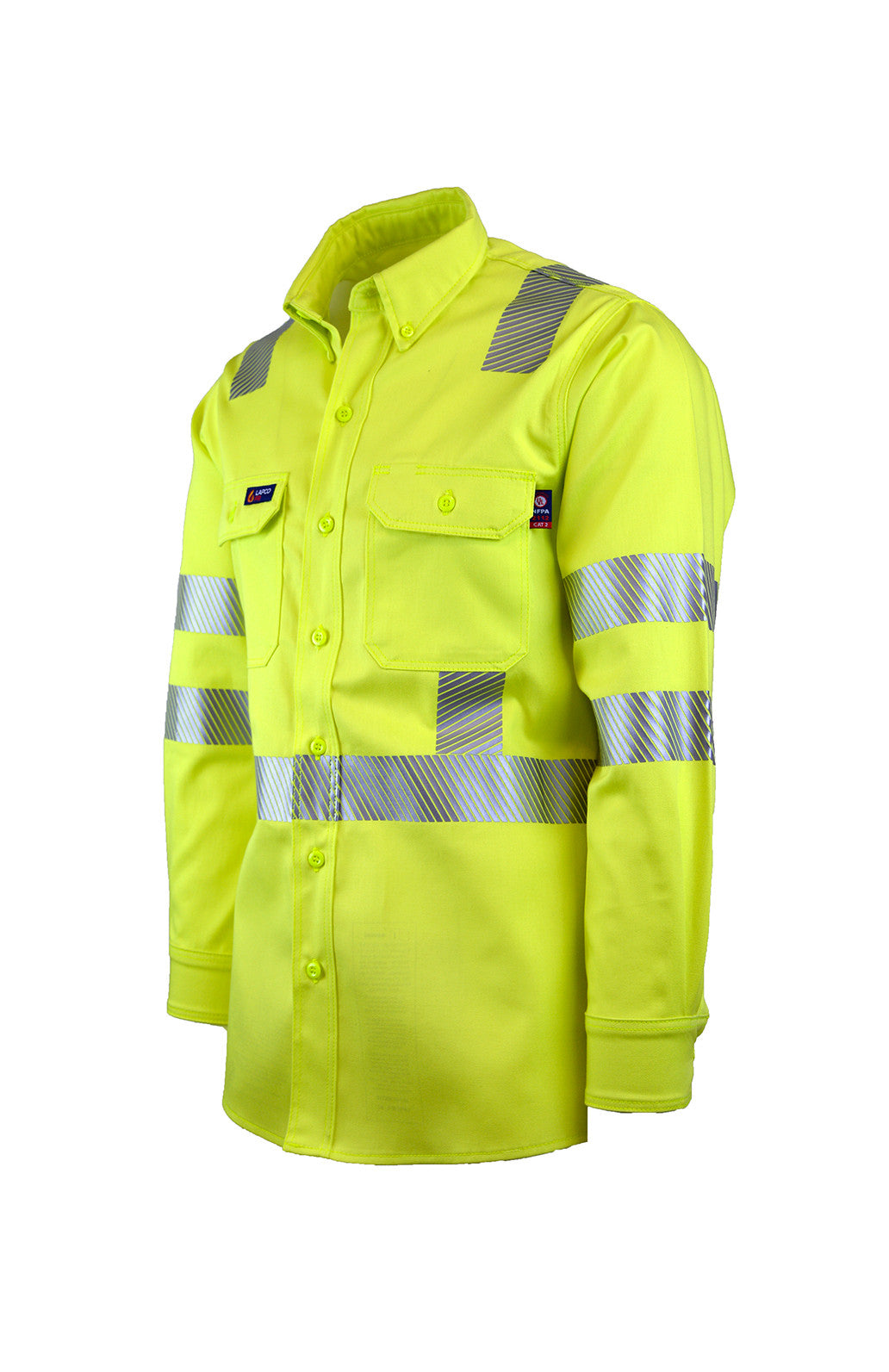 7oz. FR Uniform Shirts | Hi-Viz Class 3 | 100% Cotton - www.lapco.com