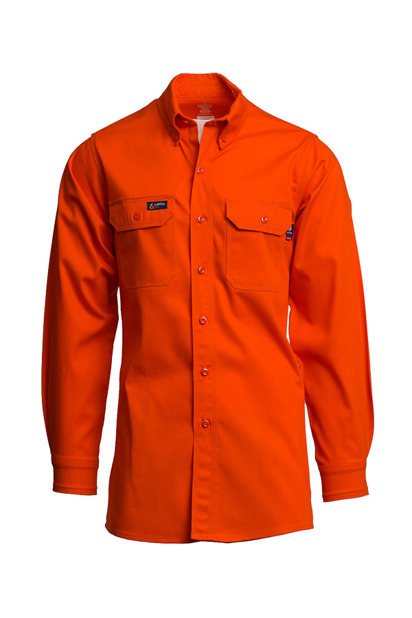 Lapco Men's FR Long Sleeve Button Down Work Shirt