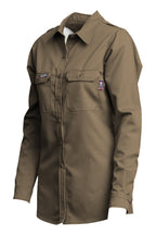 Women's FR DH Uniform Shirts | made with 6.5oz. Westex® DH | Khaki