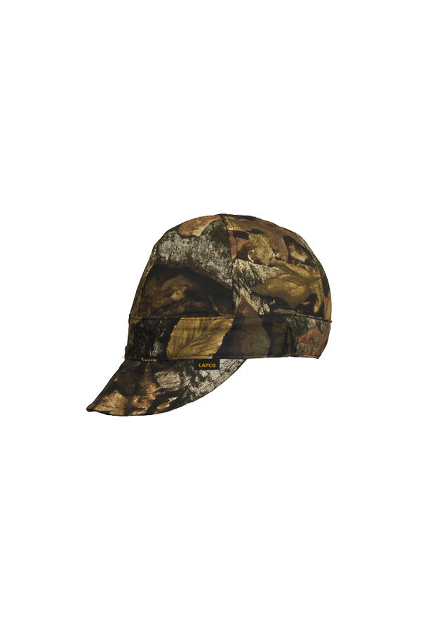 BOCOMAL Welding Cap – HRC2 Flame Resistant, 10oz Cotton Canvas Duck, 6-Panel, Reversible, Green, Size 7-5/8