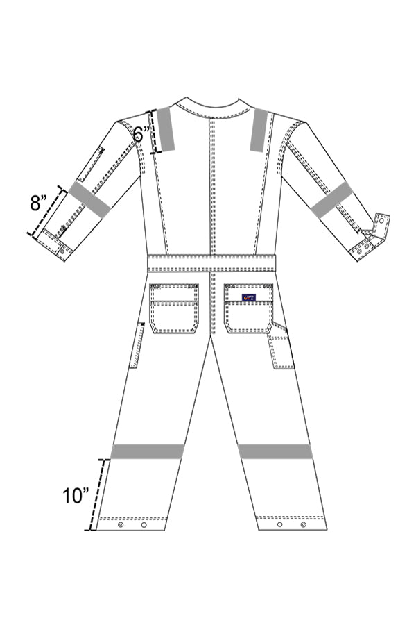 Reflective Tape-Arms, Legs, Shoulders | Coveralls - www.lapco.com