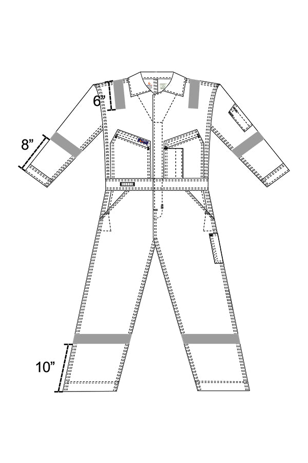 Reflective Tape-Arms, Legs, Shoulders | Coveralls - www.lapco.com