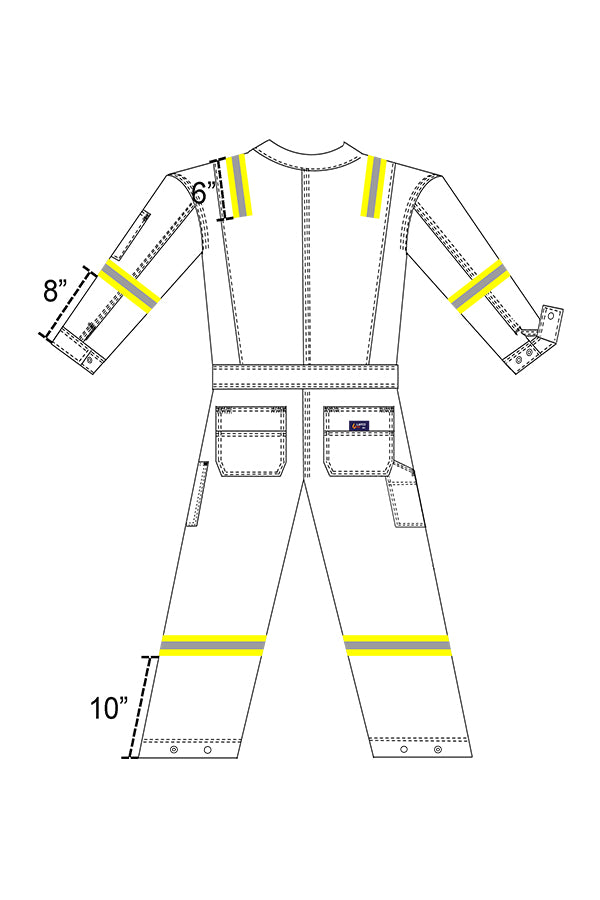 Reflective Tape-Arms, Legs, Shoulders | Coveralls - www.lapco.com