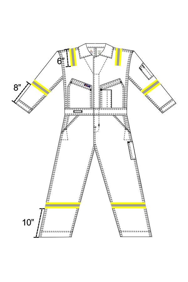 Reflective Tape-Arms, Legs, Shoulders | Coveralls - www.lapco.com