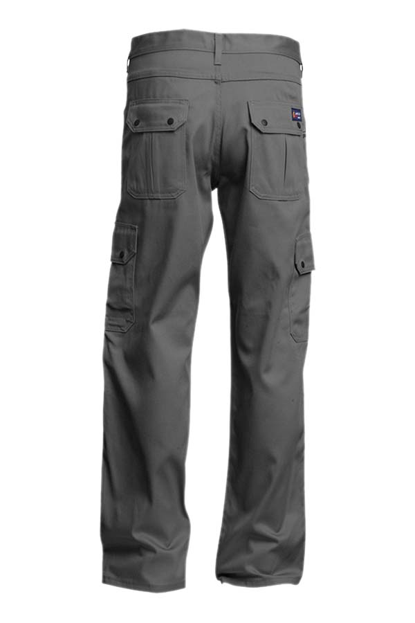 FR Cargo Pants | 46-60 Waist | 9oz. 100% Cotton | Gray – www.lapco.com